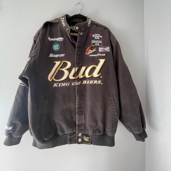 Vintage Other - Vintage Budweiser NASCAR Racing Jacket Size XL